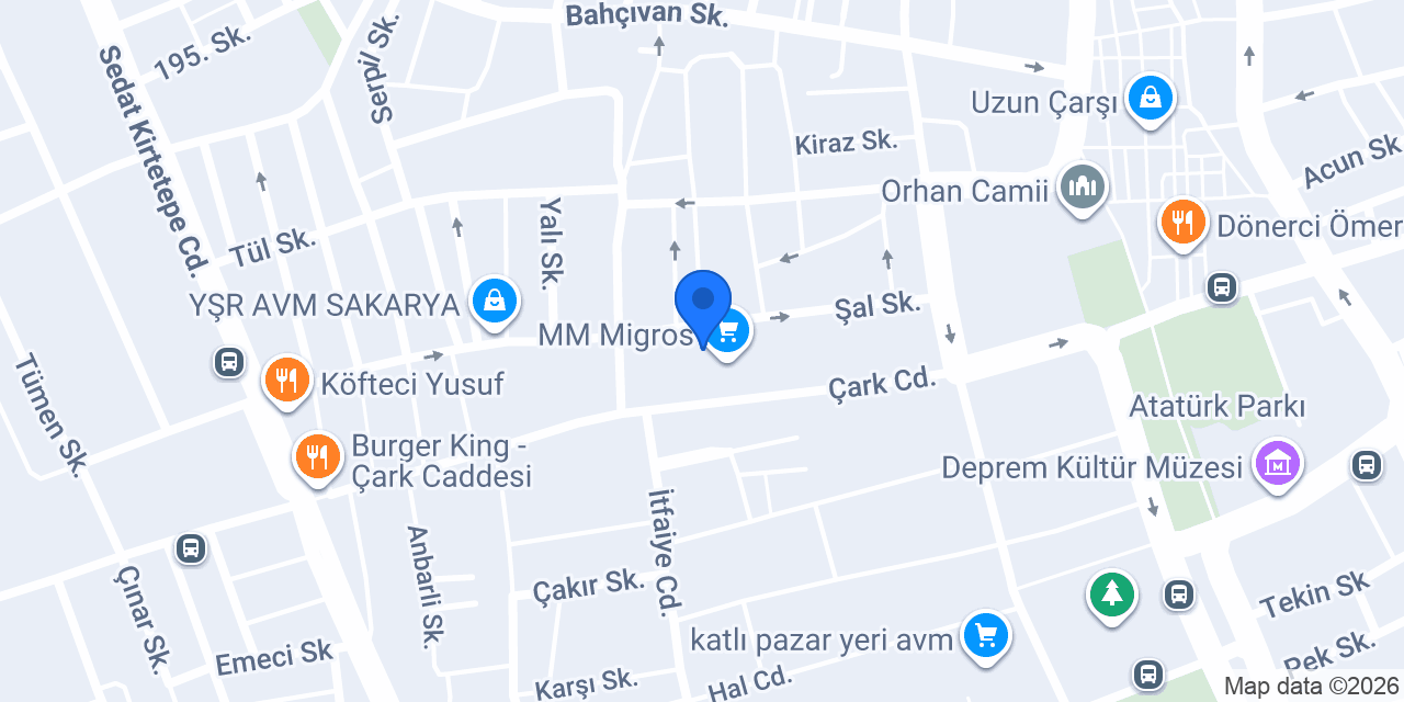 İtalyan İşi Çark Caddesi konumu