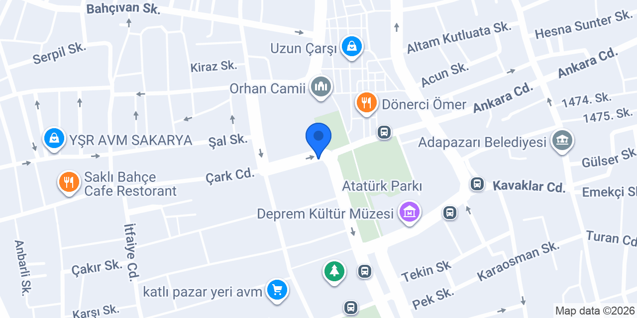 Sakarya 79 Lokantası konumu