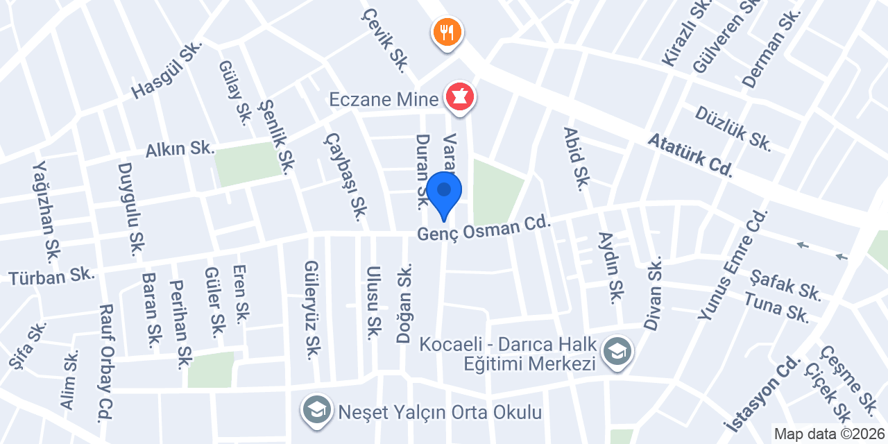 Bilgiç Kuaför konumu