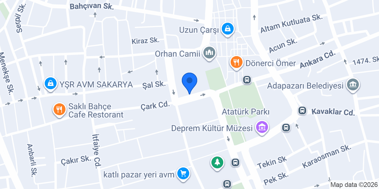 Sakarya Tır Servisi konumu