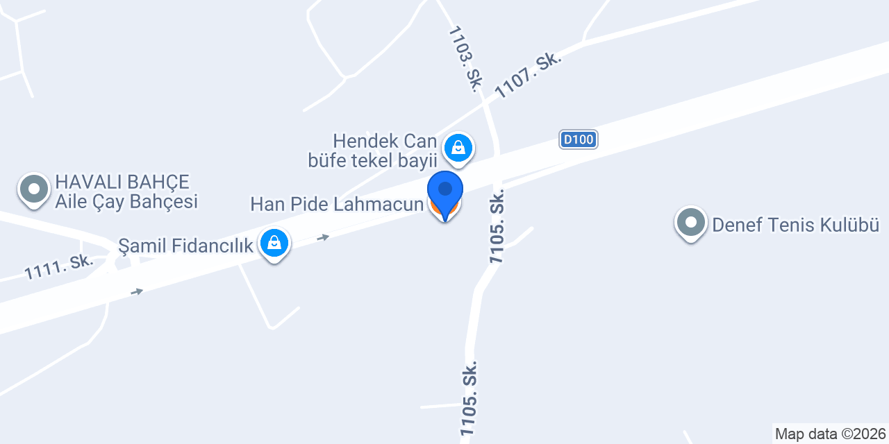 Han Pide Lahmacun konumu