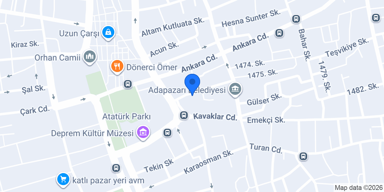Durak Ofset konumu