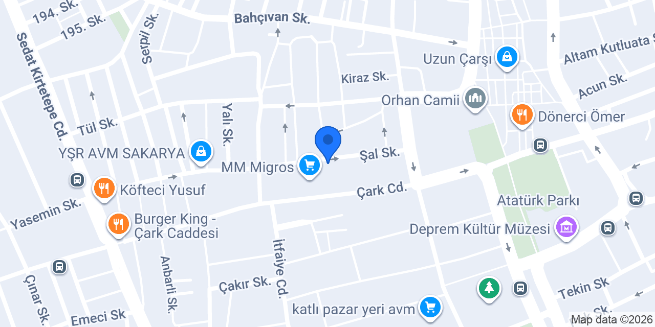 Ekshi Butik konumu