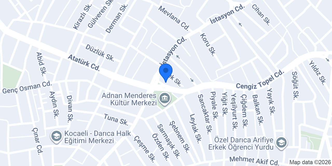 Akbank Darıca Şubesi konumu
