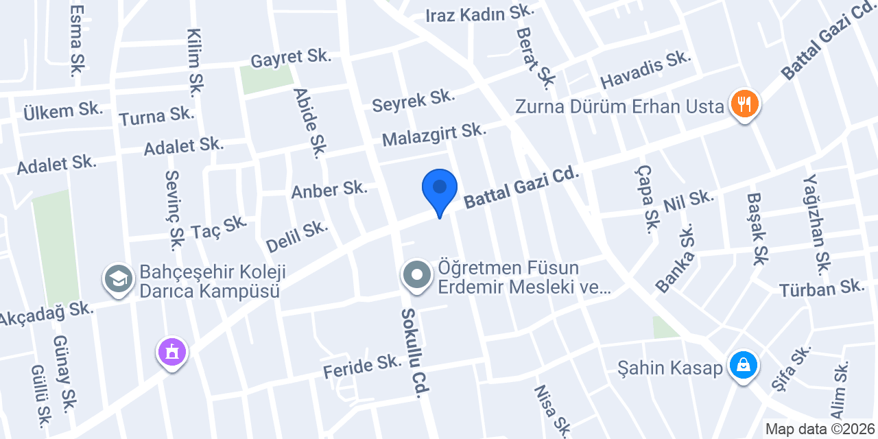 A Çelikler emlak konumu