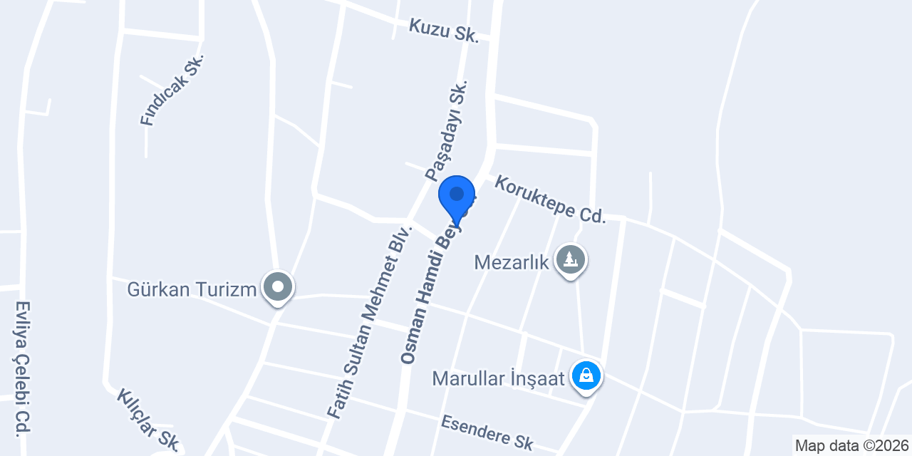 Yeşil Bursa Ticaret konumu