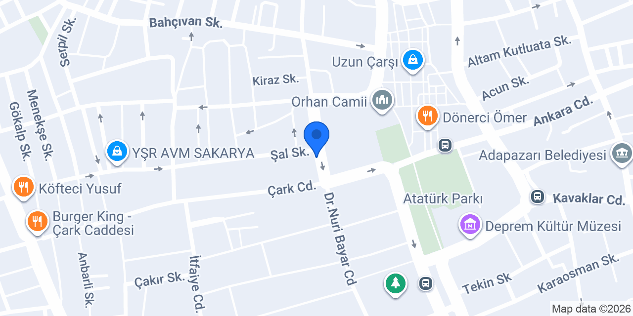 Efendioğulları Pastanesi konumu