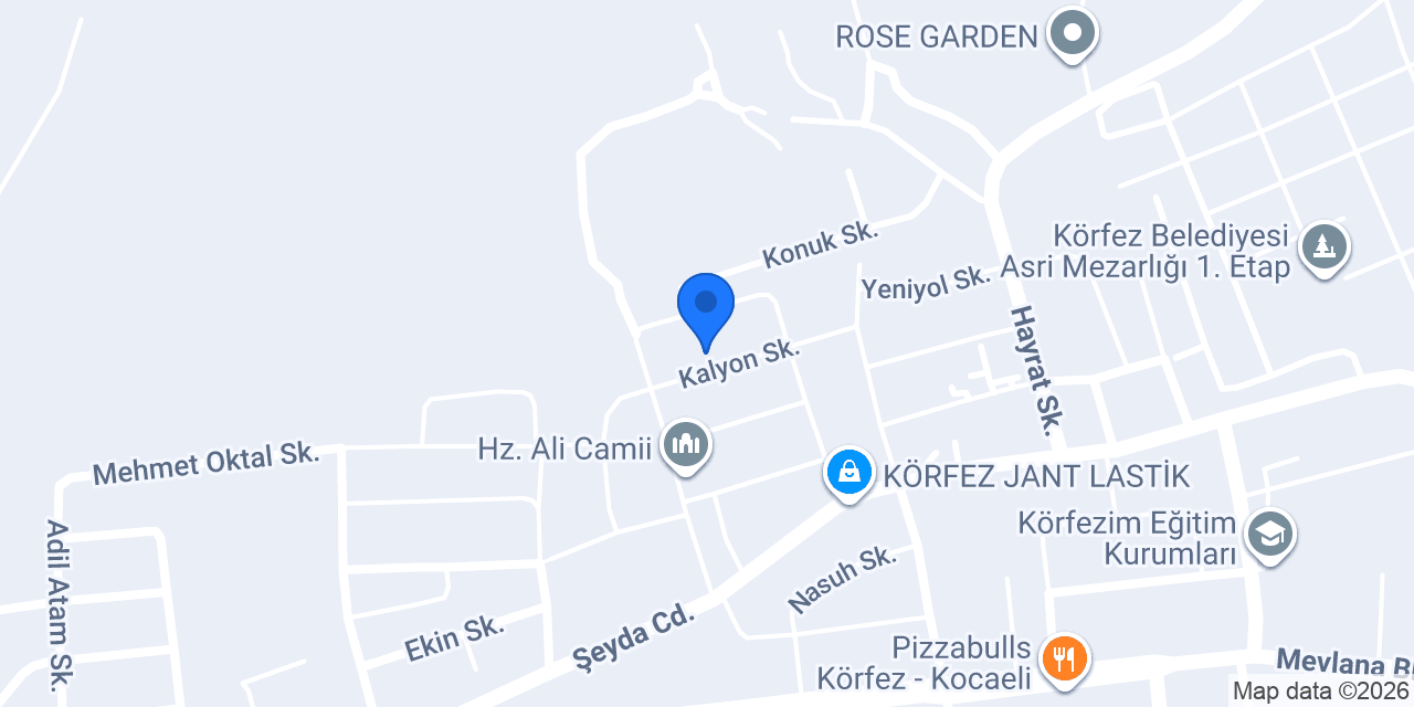 Bozbey yapı konumu