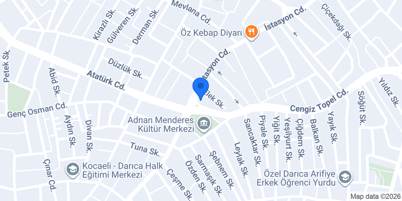 Darıca Med Kurs Merkezi konumu