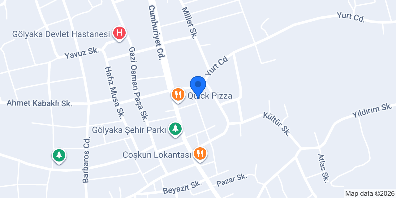 Gölyaka Sürücü Kursu konumu