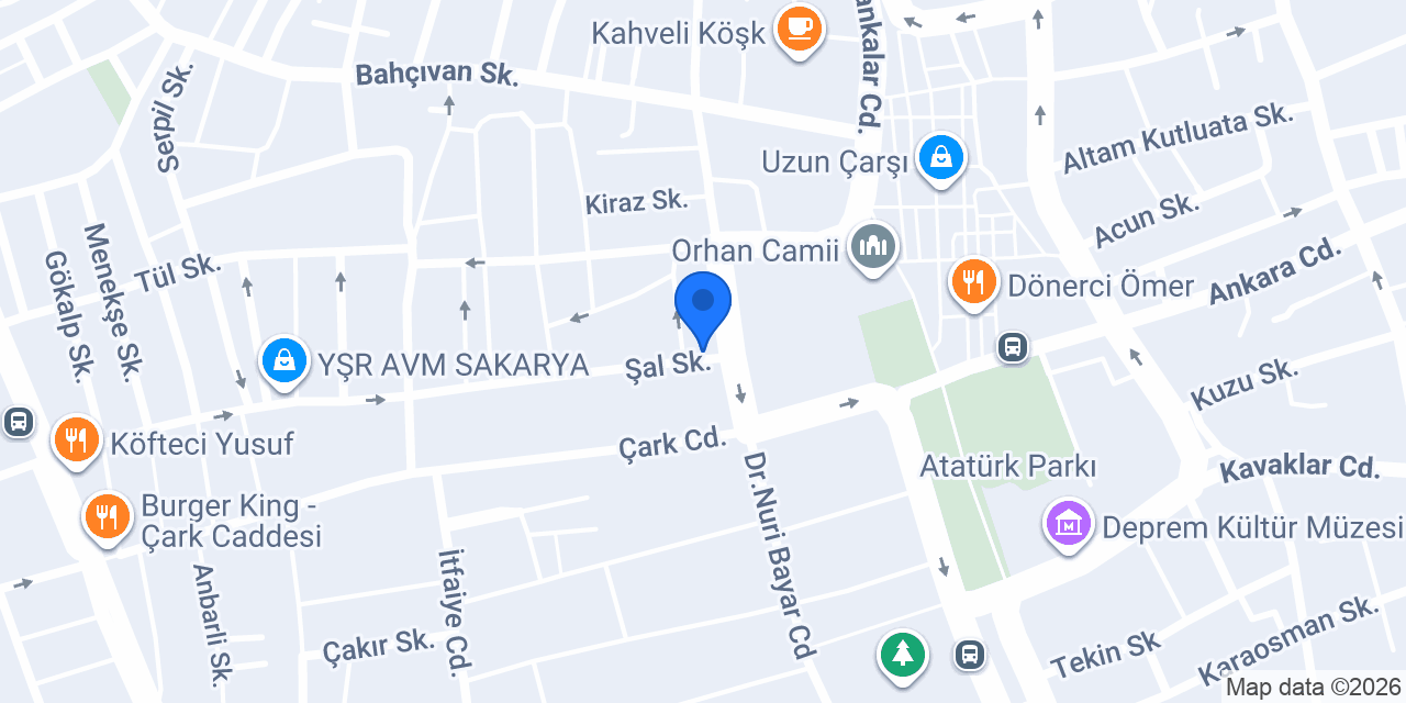 QNB Sakarya Şubesi konumu