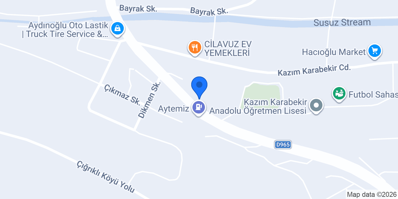 kct petrol ltd.şti konumu