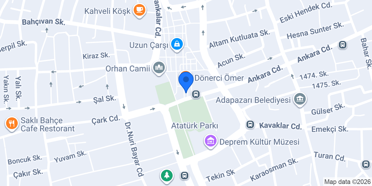 Sadik Koşucuoğlu Kuyumculuk konumu