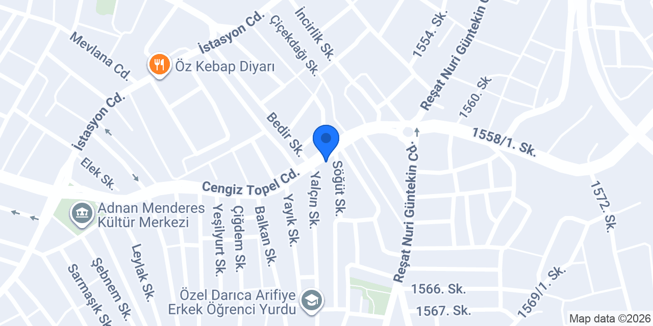 İnci bayan kuaförü konumu