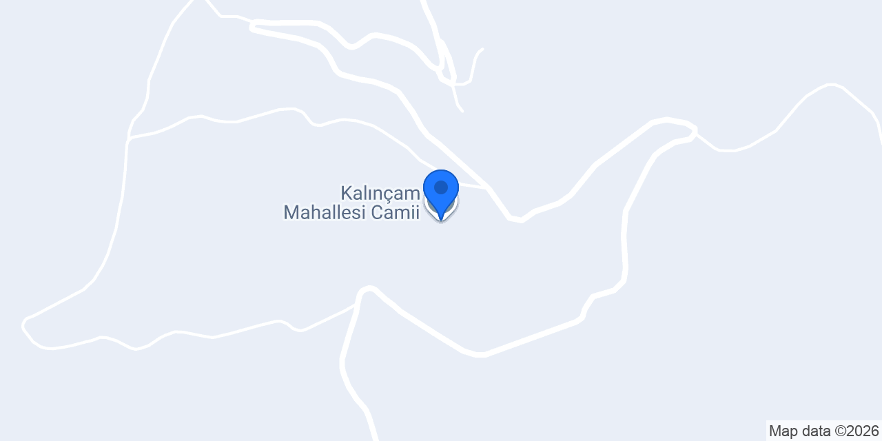 Kalınçam Mahallesi Camii konumu