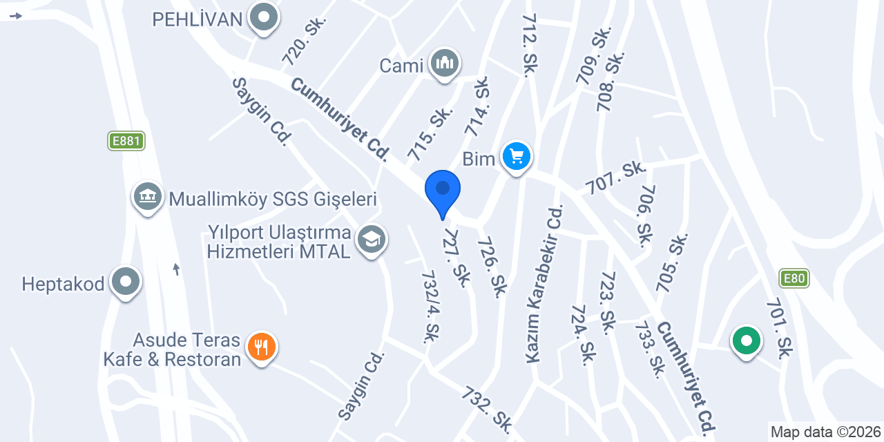 Bereket unlu mamulleri konumu