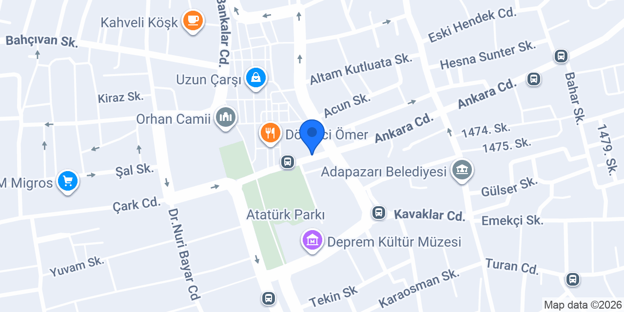 SİTARE MK STORE konumu