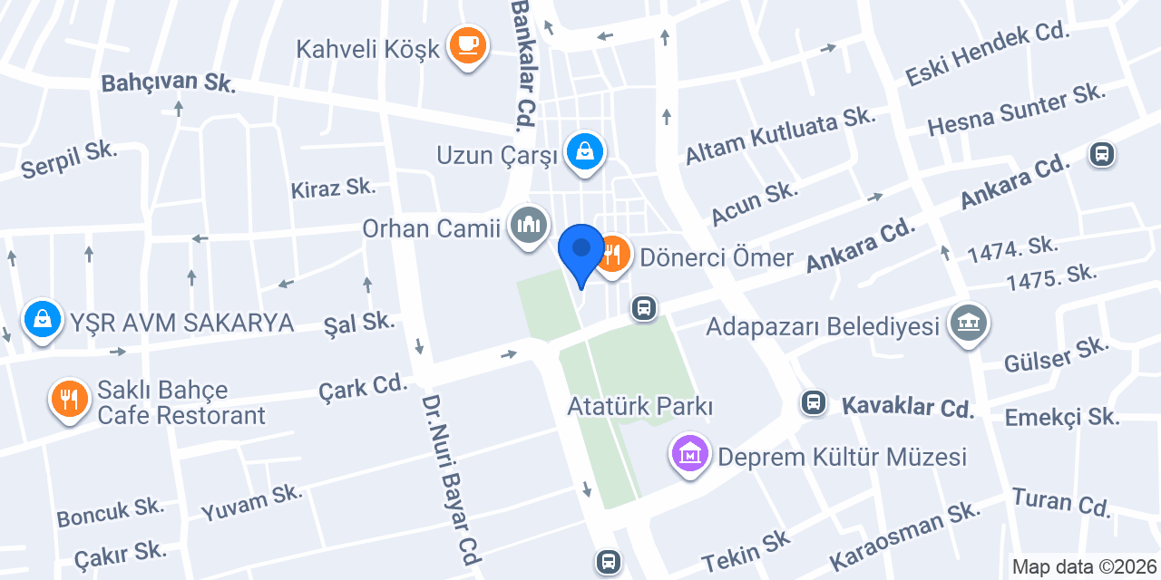 Nejat Optik konumu