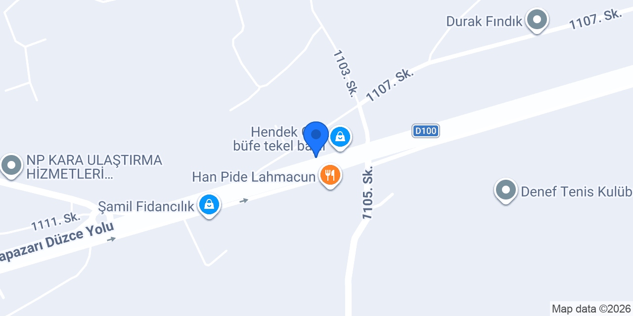Öner fidancılık konumu