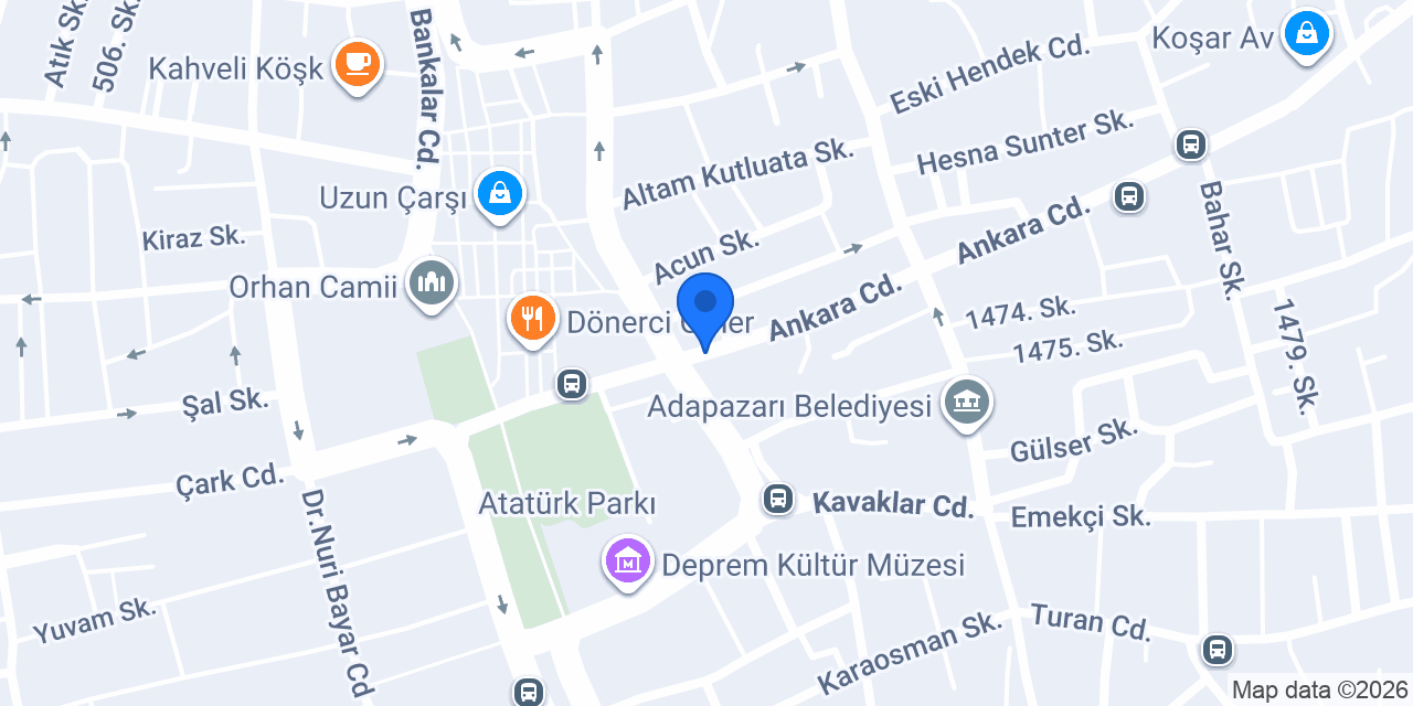 Gülen Çiçek konumu