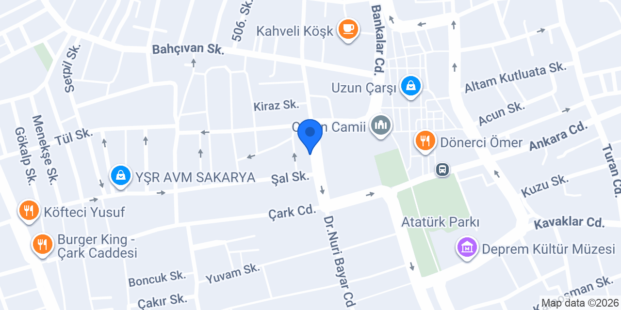 TUAL OPTİK konumu