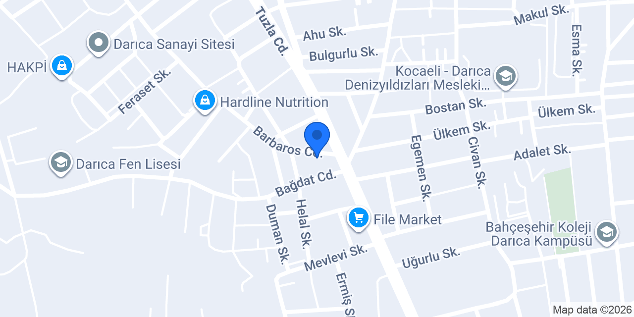 Oses Çiğ Köfte konumu