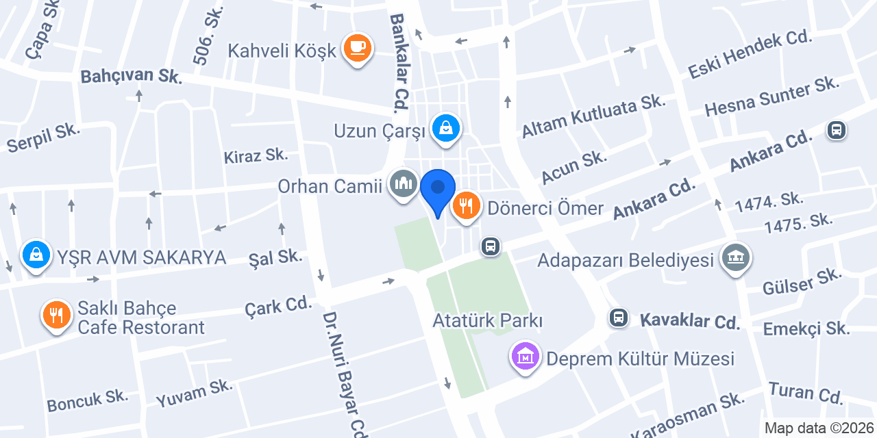 Asım Hamdi Arca Eczanesi konumu