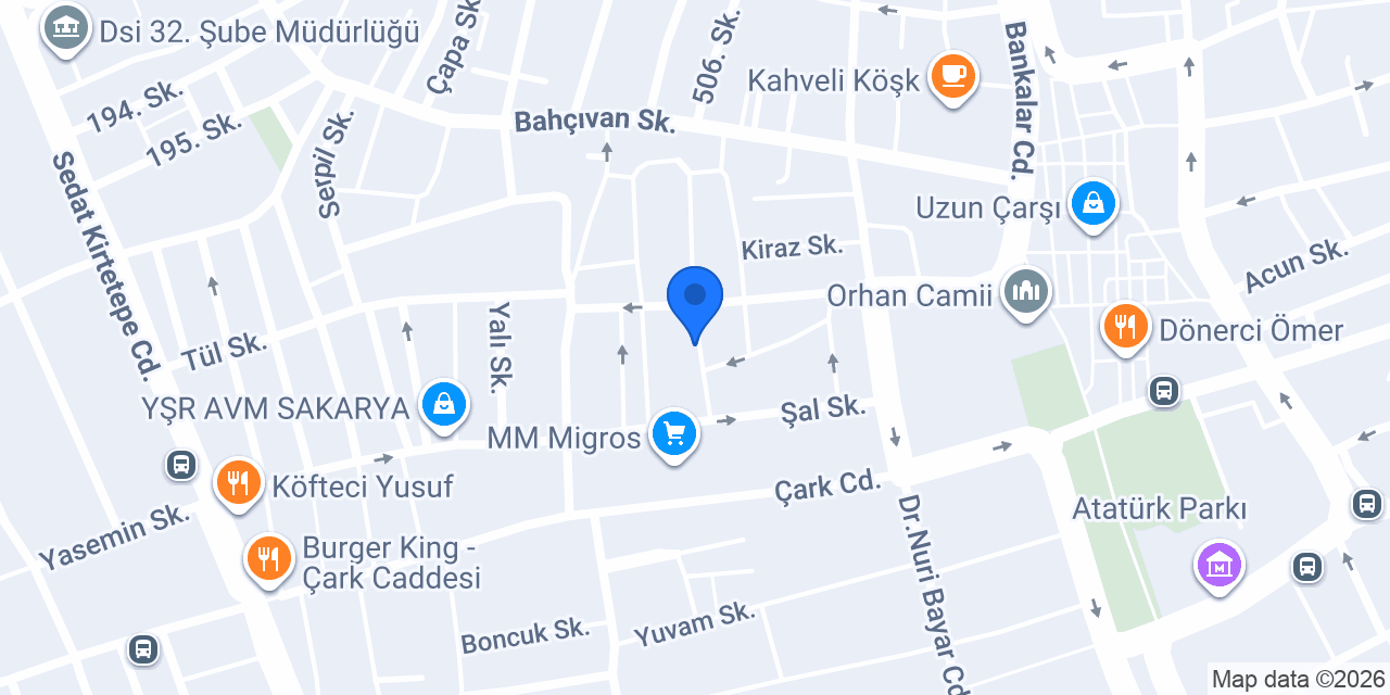 Erko Grup Vize Danışmanlık Merkezi konumu