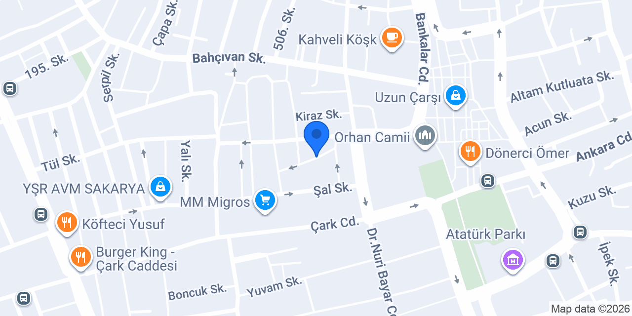 FATİH&CEREN bayan kuaförü konumu