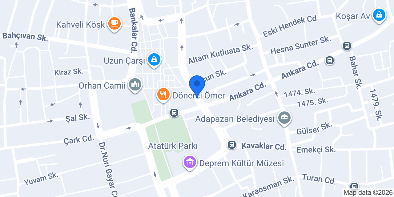 Soğanpazarı Taksi konumu