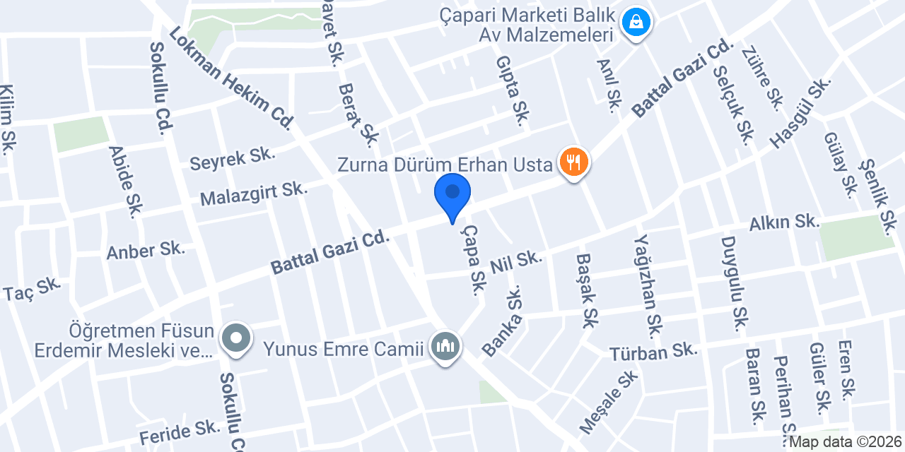 Özgürce Danışmanlık ve Eğitim Sınav Merkezi konumu