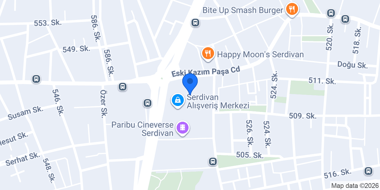 Hotiç Serdivan AVM konumu