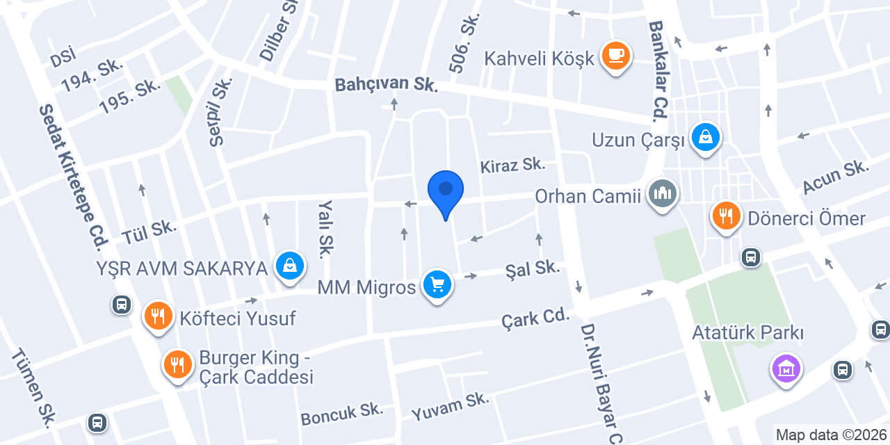 Mahal Cafe konumu
