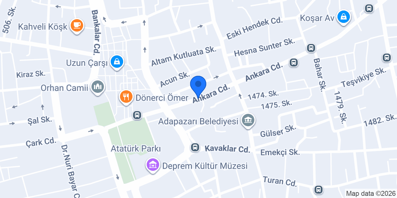 Botanik Çiçekçilik konumu
