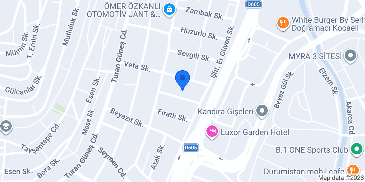 Evvita imalat konumu