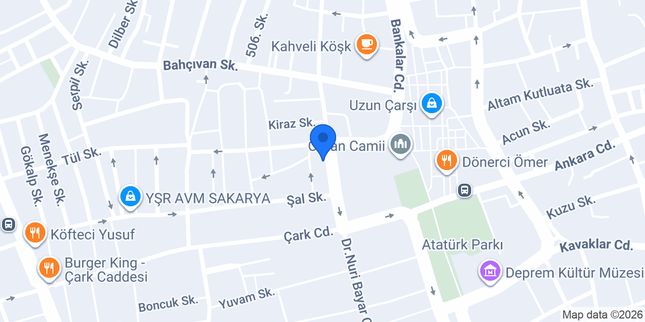 Domino's Pizza Adapazarı konumu