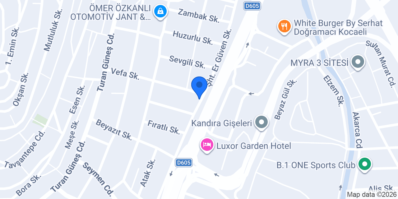 Oraz Yapı konumu