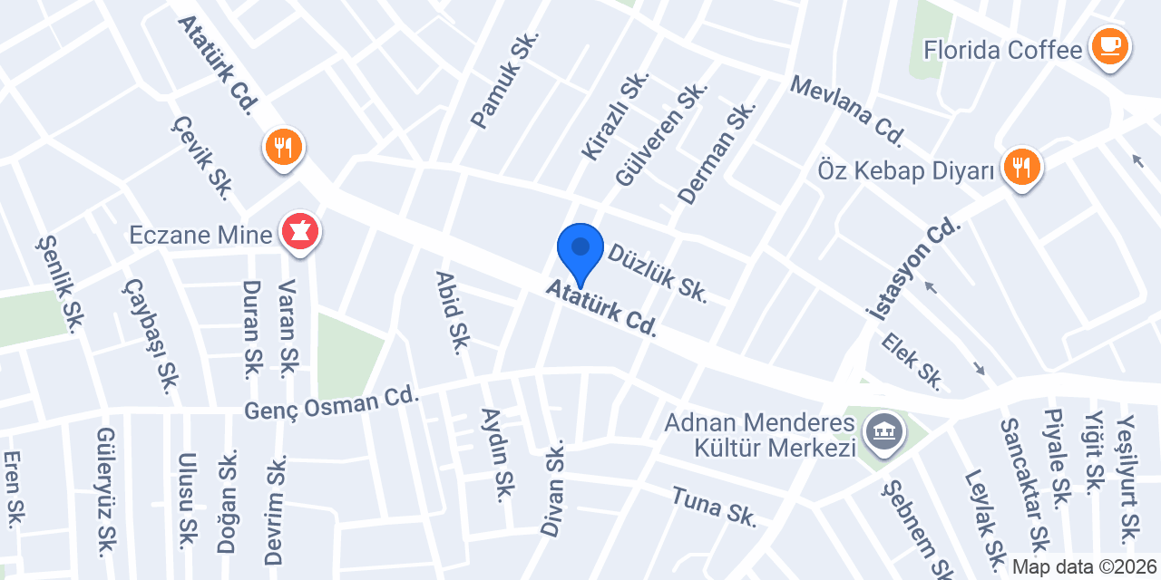 Kuaför FUNDA ASLAN konumu