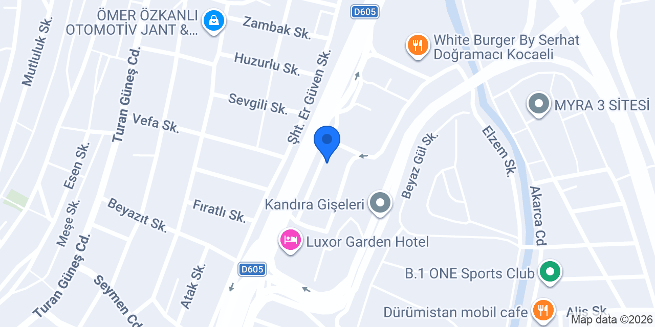 Bebe Çeyiz Sarayı İzmit konumu