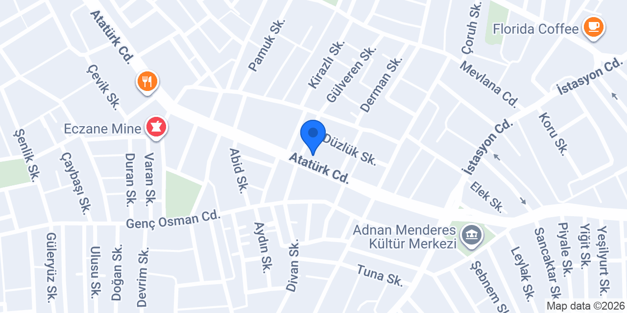 Çınar Mobilya konumu