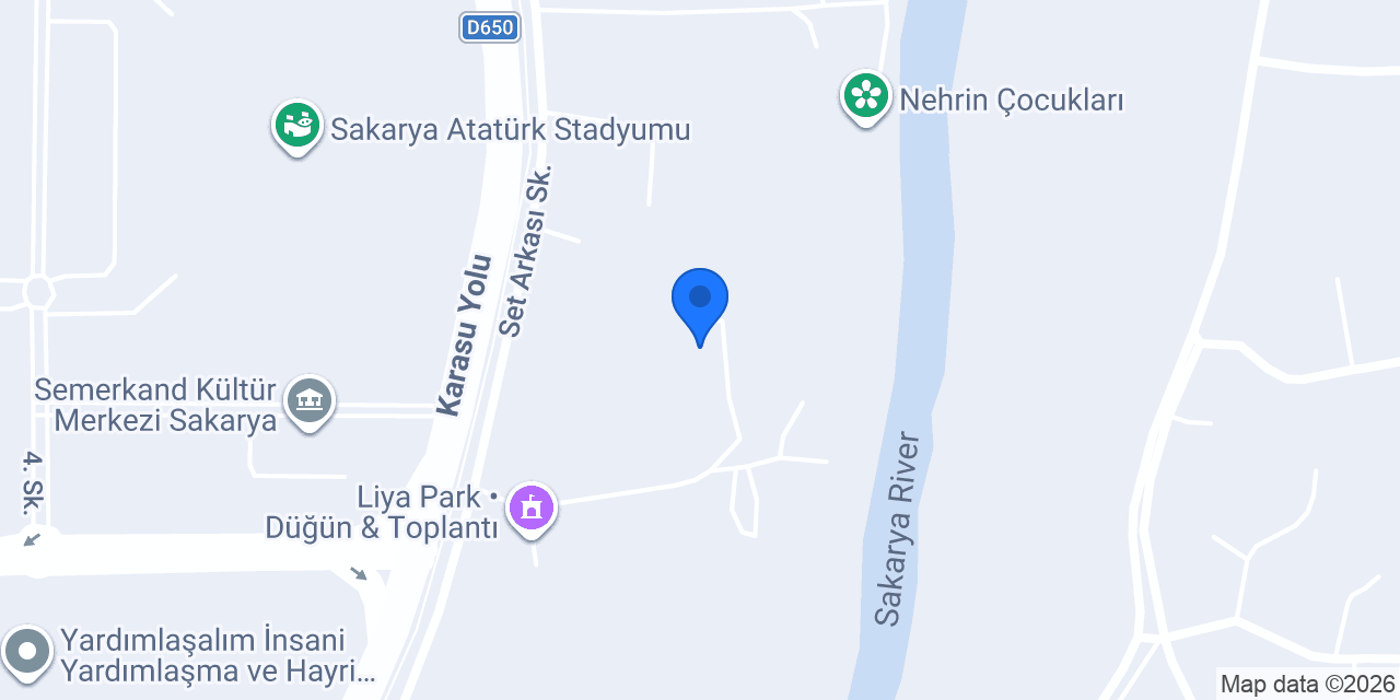 Şirin Garden Sakarya konumu