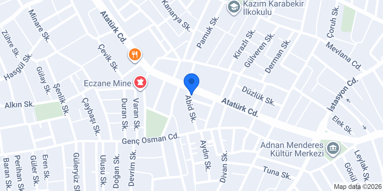 Darıca Veteriner Kliniği konumu