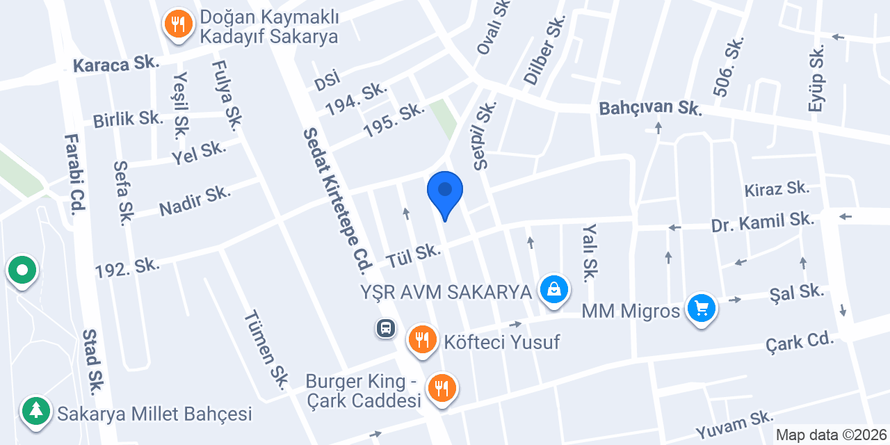 ZARAS BUTİK konumu
