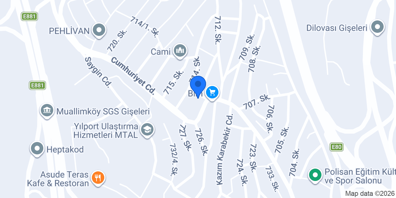 Tekgüller Hafriyat konumu