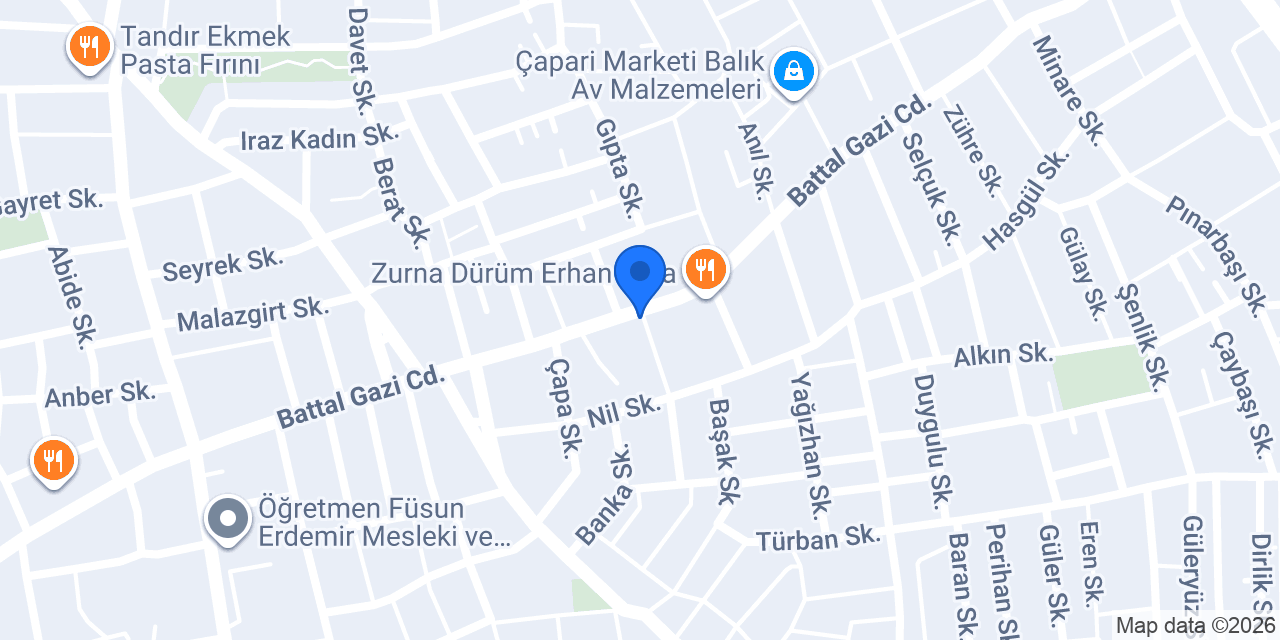 NENEHATUN YUFKACISI konumu