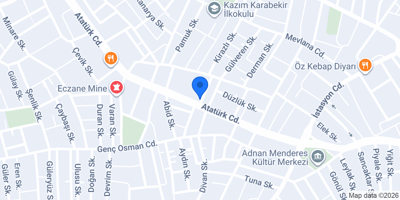 AS DKM HIRDAVAT konumu