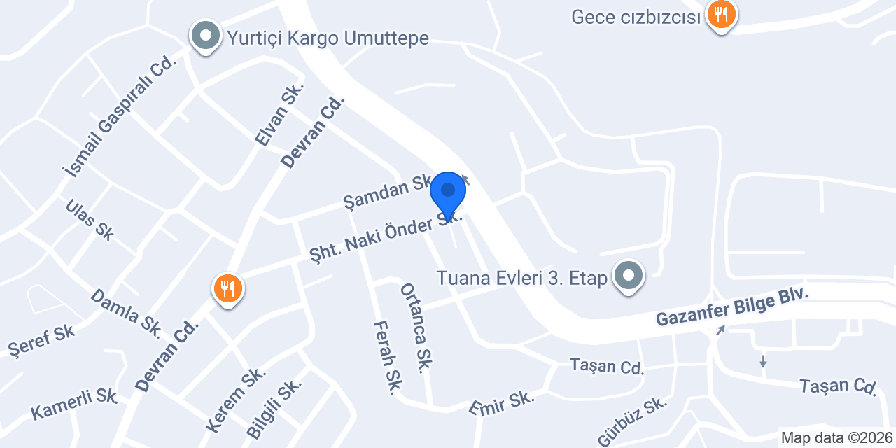 Tuana Taksi konumu