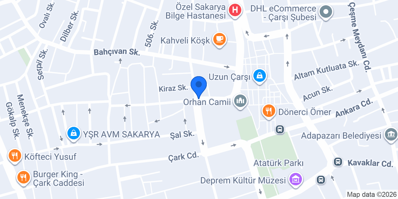Melis Çakan Diş Kliniği konumu