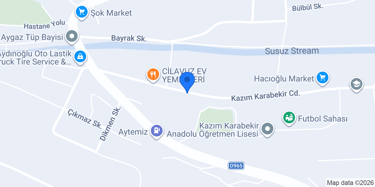 Hacıalioğlu Çiğ Köfte konumu
