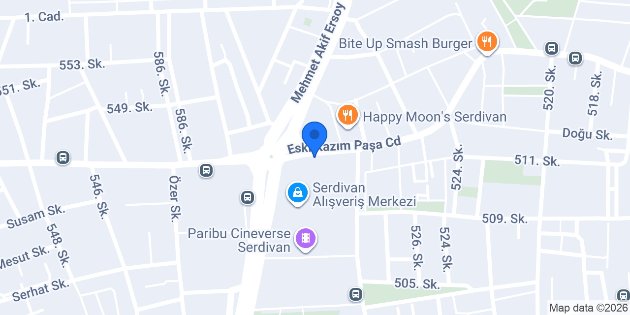 SERDİVAN AVM TAKSİ konumu